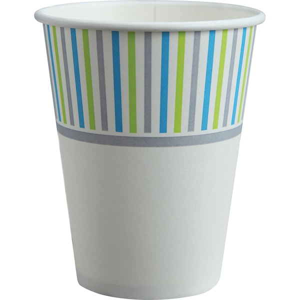 Hot Cup 10 Fl Oz Assorted Paper, PK50